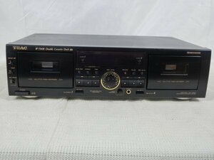 【中古現状品・通電確認済】 TEAC Wカセットデッキ W-790R カセットプレーヤー レコーダー ティアック 1FA4-T100-5MA658