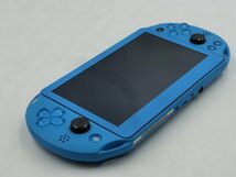 【中古現状品】 SONY PSVITA PSヴィータ アクアブルー 本体 AC・USBコード ソニー PCH-2000 ZA2A-T60-5MA680_画像5