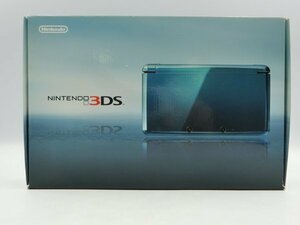 [ used present condition goods * the first period . settled ]Nintendo nintendo 3DS aqua blue body box attaching AQUA BLUE exclusive use charge stand less Nintendo ZA3B-LP-5MA721