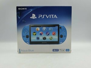 [ used present condition goods ]SONY Sony PSVITA game body PCH-2000/ZA23 AquaBlue box attaching manual equipped the first period . ending ZA1B-LP-5MA719