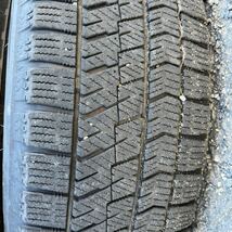 185/60r15 pcd100 4H 15インチ　5.5J ET52 アルミスタッドレス4本セット　ブリヂストン　L0217L_画像6