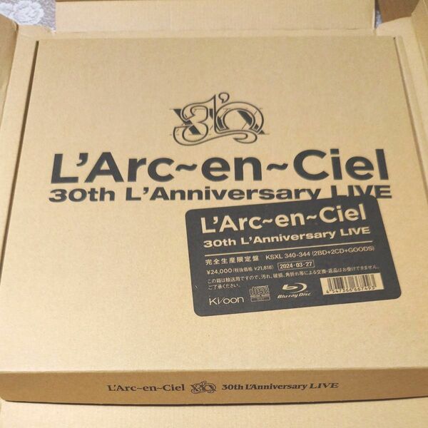 L'ArcenCiel 30th L'Anniversary LIVE(完全生産限定盤 )