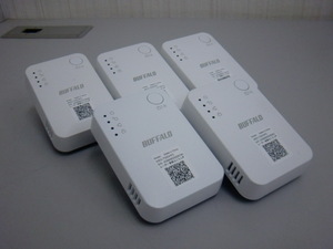 ☆5台セット！バッファロー/BUFFALO 無線LAN中継器 WEX-733DHP2！(MID-2413)「60サイズ」☆