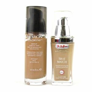 レブロン/ロレアル ファンデーション トゥルーマッチ他 2点セット まとめて コスメ CO レディース REVLONetc.