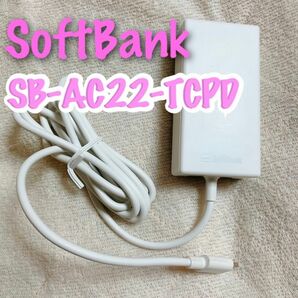 美品 ☆ USB Type-C　急速充電　ソフトバンク　SB-AC22-TCPD　N9A