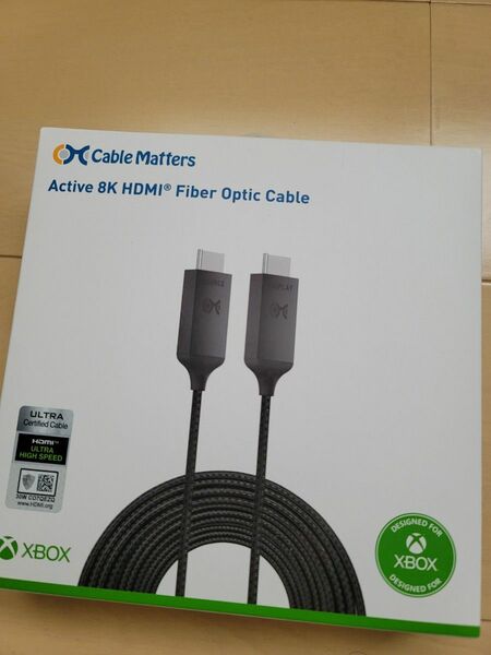 Cable Matters 8K 光ファイバー HDMIケーブル 10m Ultra High Speed HDMI認証取得