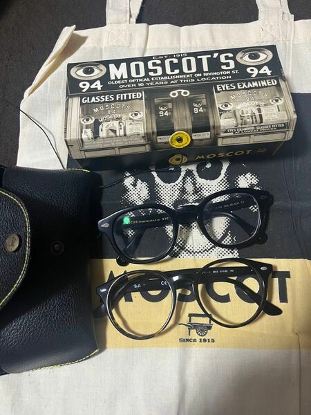 MOSCOT LEMTOSH & RAY BAN2180vf モスコット、レイバン セット