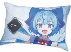 新品 東方プロジェクト チルノ 枕 クッション ダイカットクッション サックス 上海アリス幻樂団 妖精大戦争 東方紅魔郷 匿名配送