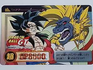 ☆1997年　カードダス　ドラゴンボールGT　№163　『孫悟空VSベジータベビー』　箔押し　GOKOU vs BABY　箱出し品 