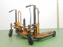 (1円スタート！) ホイールドーリー タイヤリフター タイヤ交換 自動車整備 動作良好 ※店舗引取り歓迎 M0357_画像6