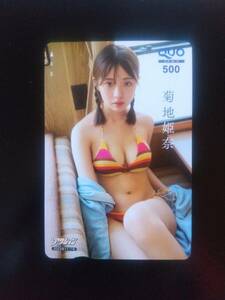 ◆菊地姫奈 送料63円 最新 新品 美品 未使用 クオカード QUOカード(2) 漫画アクション Kikuchi Hina きくちひな 茨城