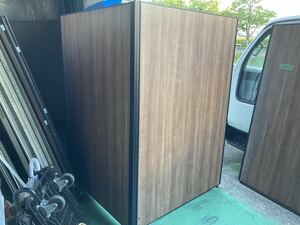 kag black low partition H1800 W1200 ×2 wood grain L character set 