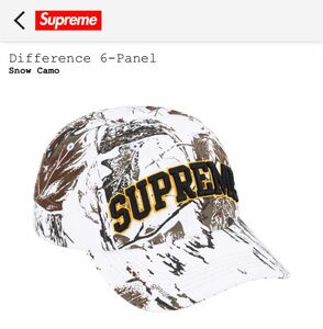 お値下げ中^ ^！【新品・未使用】Supreme シュプリーム Difference 6-Panel