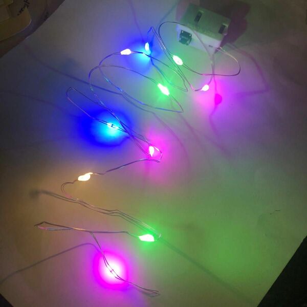 電飾 LEDイルミネーションライト 10球 1ｍ 飾り クリスマス 装飾 LED