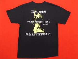 レア!THE MODS(ザ モッズ)YA-YA-ROCK ON!!/Tシャツ/30th ANNIVERSARY/野音/森山達也/北里晃一/苣木寛之/佐々木周/ロック バンド/グッズ