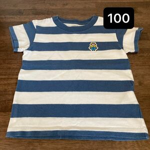 ユニクロ　100cm ミニオン　UT Tシャツ 半袖 ボーダー