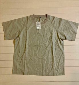 未使用品　布帛 Tシャツ　無印良品　MUJI メンズ　ベージュ　S〜M