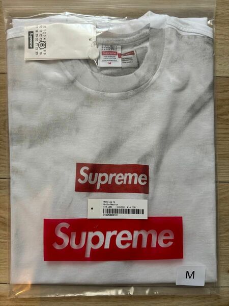 Supreme x MM6 Maison Margiela Box Logo Tee "White" M