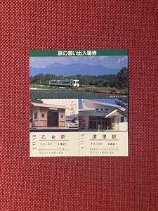 旅の思い出入場券　(管理番号34-50)