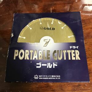 送料無料未使用品　旭ダイヤモンド工業 PORTABLE CUTTER ゴールド GOLD 7ポータブルドライカッター 