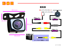 送料無料/バックカメラ/カロッツェリア楽ナビLite/AVIC-MRZ66 AVIC-MRZ77/高画質バックカメラ変換ハーネスセット/軽量/RD-C100/PBK2B2_画像3