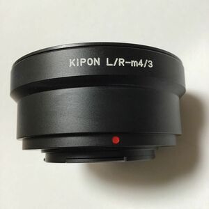 未使用 ライカRマウントレンズ m4/3ボディ マウントアダプター KIPON LEICA R lens to m4/3 body