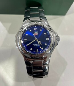 稼働　TAG HEUER タグホイヤー PROFESSIONAL プロフェッショナル 200ｍ WL1116 キリウム 腕時計 デイト クォーツ メンズ 高級腕時計