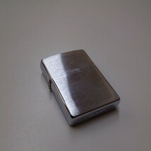 ZIPPO オイルライター シルバー シンプル【ジャンク】_画像1