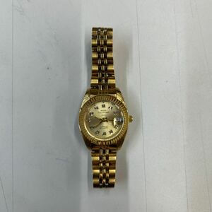 ROSSI VALENTINO レディースウォッチ ゴールドカラー クォーツ腕時計【ジャンク】