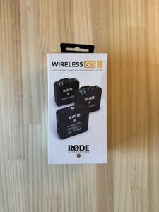 総理無料 新品同様 RODE ロード ワイヤレスマイク Wireless GO II（ワイヤレス ゴー II） 撮影用ワイヤレスマイク YouTube撮影等