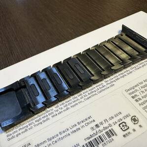 Apple Watch 純正リンクブレスレット 38mmケース用 スペースブラック MUHK2FE/Aの画像10