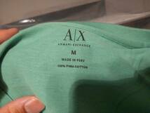 新品★ブランド品★MADE IN PERU ペルー製品★AX ARMANI EXCHANGE アルマーニ エクスチェンジ Tシャツ★紳士 ディスコ ヤンキー ホスト_画像3