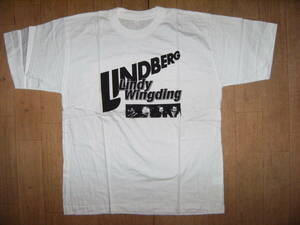 非売品★未使用★当時物★日本製★1994年 ライブアルバム Lindy Wingding LINDBERG リンドバーグ Tシャツ★渡瀬マキ 平川達也 川添智久