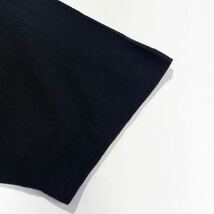 デッドストック☆ブラック 90s 無地 Tシャツ L ビンテージ 黒 セットインスリーブ Fabric made in USA ビッグサイズ 新品 USA製 未使用品 1_画像6