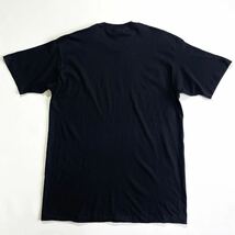 デッドストック☆ブラック 90s 無地 Tシャツ L ビンテージ 黒 セットインスリーブ Fabric made in USA ビッグサイズ 新品 USA製 未使用品 1_画像2
