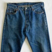 良好☆USA製 Levis 501 W36L30 ビンテージ リーバイス 501 ゴールデンサイズ 2001年製 検索 90s_画像3