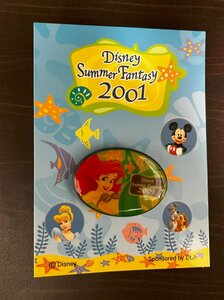 ディズニー　アリエル　2001　ピンバッジ　非売品