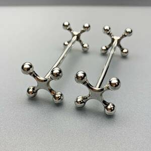 クリストフル ブール ナイフレスト Christofle Boules ボール 2本 ペア セット ナイフホルダー 箸置き ビンテージ カトラリー アンティーク