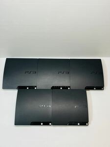 ☆1円～SONY ソニー PlayStation3 CECH-2000A ブラック まとめ 5台セット プレステ 動作確認済 動作良好 HDD有りPS3 本体 