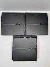 ☆1円～SONY ソニー PlayStation3 CECH-2000A ブラック まとめ 5台セット プレステ 動作確認済 動作良好 HDD有りPS3 本体 _画像2