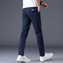 男性用 紳士 ゴルフウェア メンズ ストレッチ パンツ ゴルフパンツ ズボン ロング 伸縮性良い 通気性 Gサイズ29_画像1