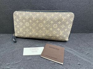 △LOUIS VUITTON/ルイ ヴィトン 長財布 ラウンドファスナー モノグラムイディール シリアル:CA5120 ジッピーウォレット (KS5-172)