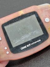 △GAMEBOY ADVANCE ゲームボーイアドバンス ピンク スケルトン Nintendo ニンテンドー 任天堂 ゲーム機 本体のみ (KS5-41) _画像9