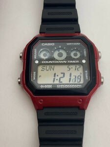 ★CASIO カシオ スタンダード デジタル AE-1300WH 腕時計（YH5-19）