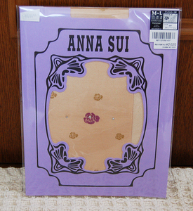 【新品】ANNA SUI★アナスイ　ストッキングアンクルローズ柄