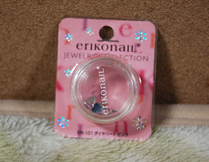 【新品・未使用品】erikonail★エリコネイル　ジュエリーコレクション　ERI-101　ダイヤハートピンク