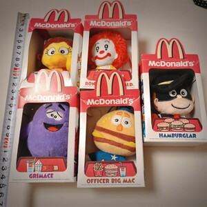  McDonald's mascot 5 point set 