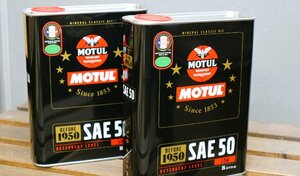 国内正規品] MOTUL CLASSIC OIL SAE50 【2L×2缶】エンジンオイル モチュール クラシック 国際クラシックカー連盟 ハーレーBMWなど