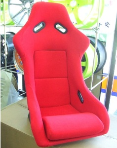 2 legs also 1 legs minute. postage ]SEXY-STYLE restoration popular full backet full bucket seat bucket seat (FRP) red ( black . setting equipped ) 1 legs 
