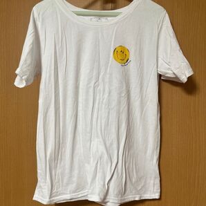 ハートマーケット ニコちゃん 半袖Tシャツ M